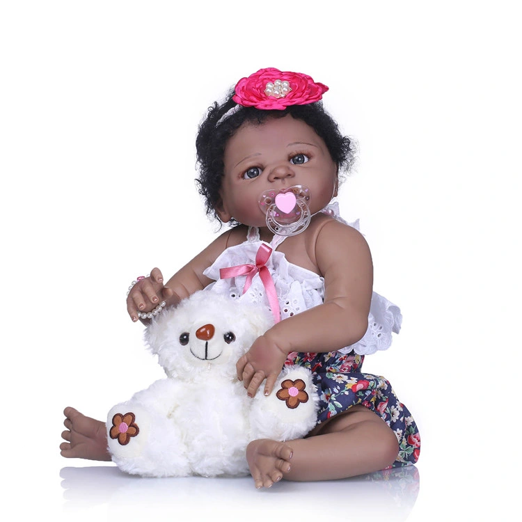 55 Cm Fashion Princess Silicone Vinyi Take Bath Baby Toys Reborn Baby Doll Toys for Girls