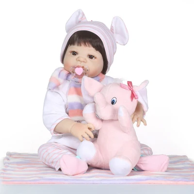 Дропшиппинг 55 см силиконовые мягкие виниловые куклы реалистичные принцесса реборн куклы для маленьких мальчиков девочки дети подарки на день рождения
