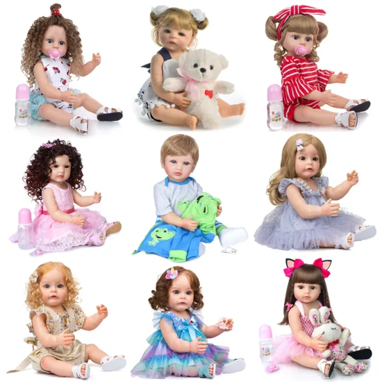 Tombotoys Shantou Toys оптом Дети Дети Новорожденные Куклы Силиконовые Детские Куклы Набор Babydoll Игровой Дом Игрушки Милые Возрождается Детские Куклы Девушка Игрушка Кукла