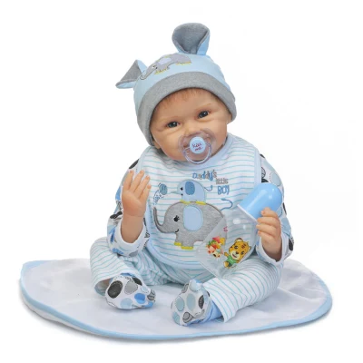 55 см 22 дюйма кукла реборн реалистичные силиконовые куклы реборн кукла мода для мальчиков новорожденный ребенок реборн Bebe