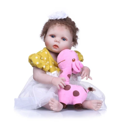 Дешевая цена, прямая продажа с фабрики, 22 дюйма, 55 см, модная принцесса, силиконовая кукла Reborn, игрушки для девочек