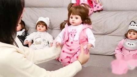 Оптовая продажа, подарок для ребенка, 19 дюймов, 48 см, куклы Reborn Girl, розовая одежда для детей, игрушки
