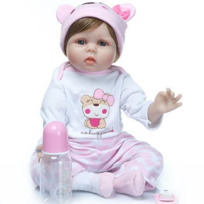 Реалистичные 22 дюйма 55 см мягкие силиконовые виниловые куклы реборн живые куклы для новорожденных мягкие виниловые куклы дети Playmate